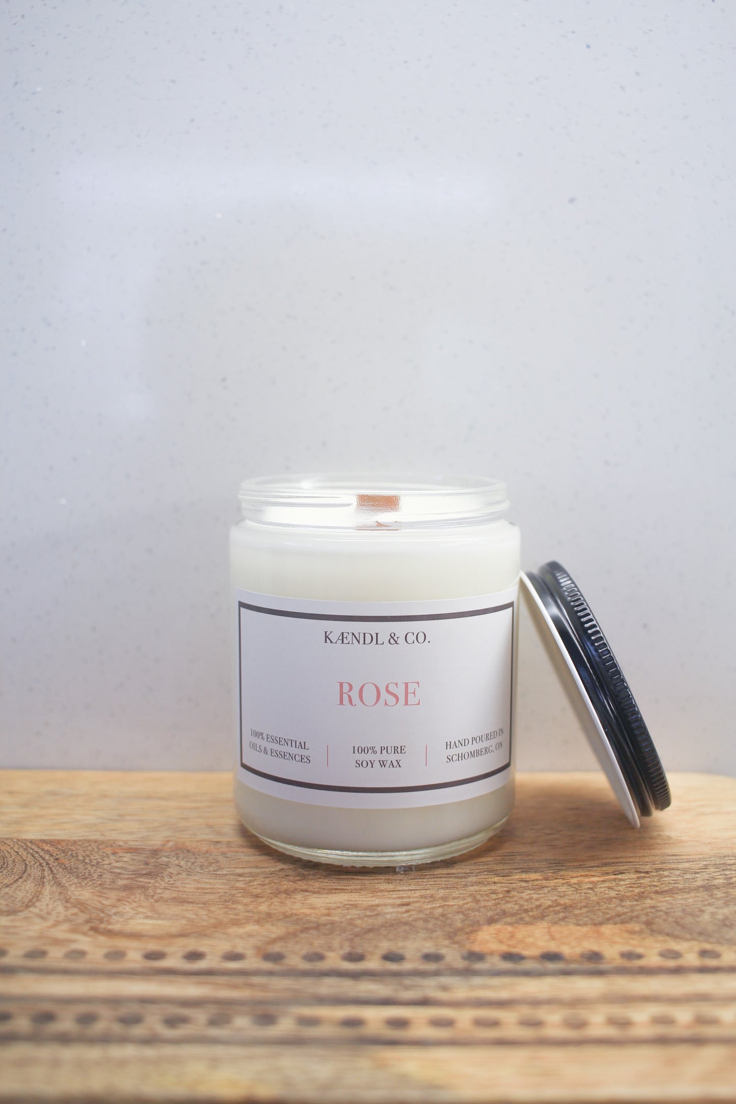 8 oz Rose Soy Candle