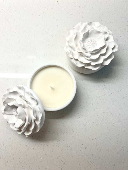 7 oz Flower Candle