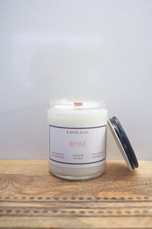 8 oz Rose Soy Candle