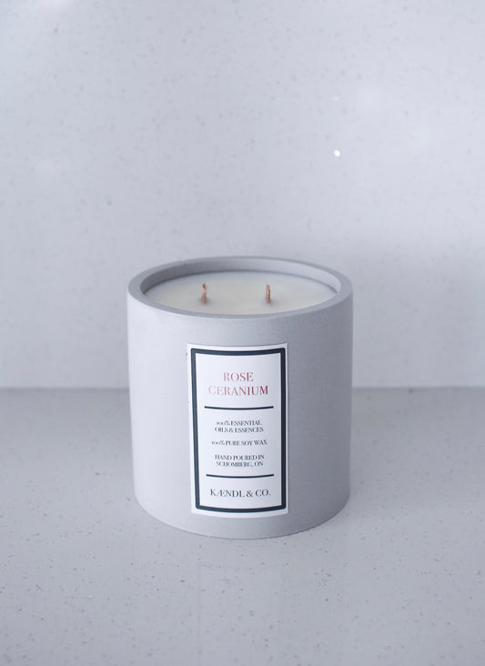 11 oz Rose Geranium Soy Candle