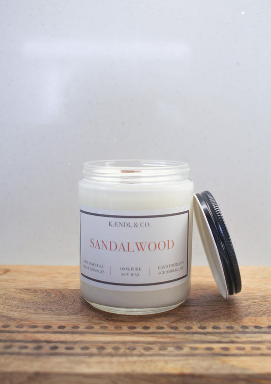 8 oz Sandalwood Soy Candle