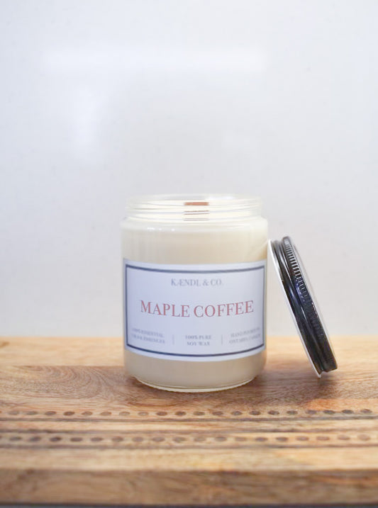 8 oz Maple Coffee Soy Candle